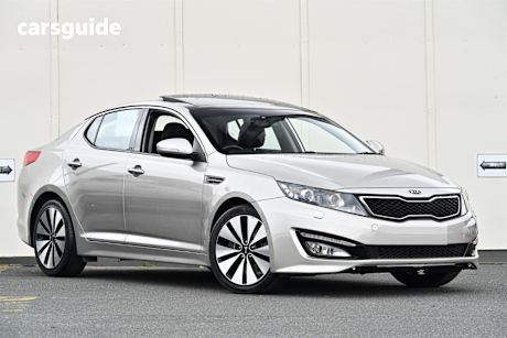 Grey 2011 Kia Optima Sedan PLATINUM F