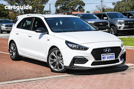 White 2022 Hyundai I30 Hatch N LINE F
