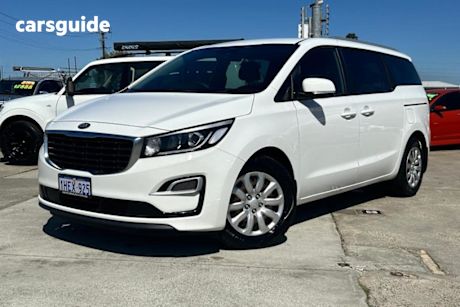 White 2019 Kia Carnival SUV S F