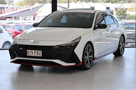 White 2022 Hyundai I30 Sedan N Premium With Sunroof