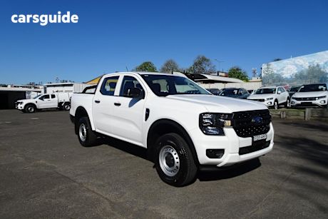 White 2023 Ford Ranger Ute Tray XL 4X4