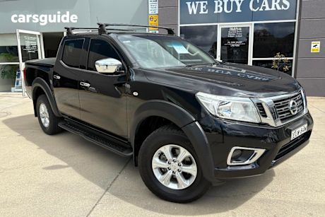 Black 2017 Nissan Navara Ute Tray RX R