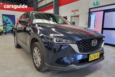 Blue 2023 Mazda CX-5 SUV G25 MAXX SPORT F