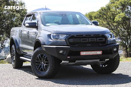 Grey 2021 Ford Ranger Ute Tray RAPTOR 4X4