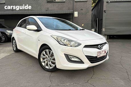 White 2013 Hyundai I30 Hatchback Active