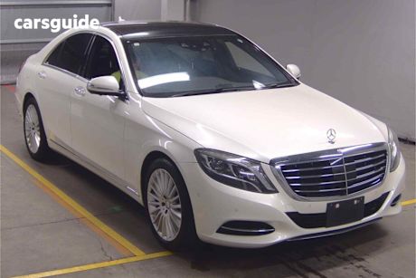 White 2014 Mercedes-Benz S CLASS Sedan S400 HYBRID EXCLUSIVE