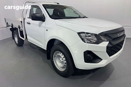 White 2024 Isuzu D-MAX Ute Tray SX 4X4