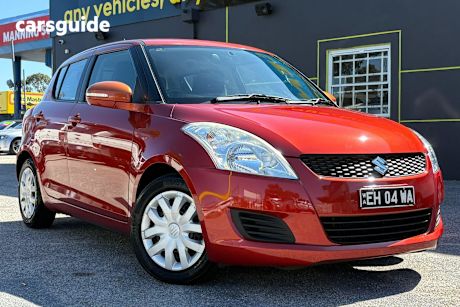 Orange 2013 Suzuki Swift Hatch GL F