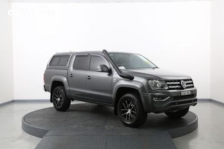 Grey 2019 Volkswagen Amarok Dual Cab Utility Tdi550 Highline 4Motion (4X4)