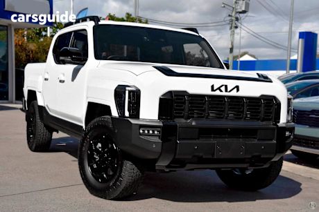White 2025 Kia Tasman Ute Tray X-PRO 4X4