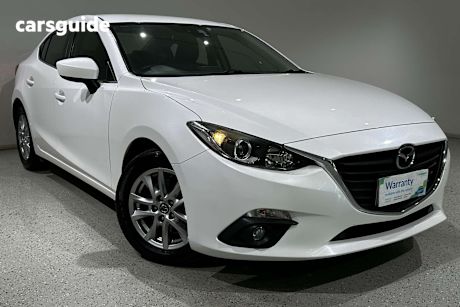 White 2015 Mazda Mazda3 Sedan TOURING F