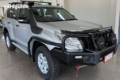Silver 2017 Toyota Landcruiser Prado Wagon Gx (4X4)