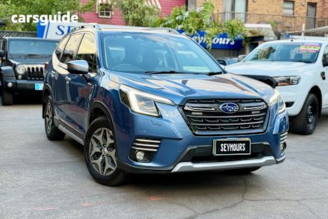 Blue 2023 Subaru Forester SUV HYBRID L 4WD