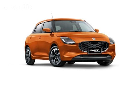 Orange 2025 Suzuki Swift Hatchback Hybrid Glx
