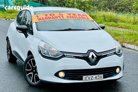 White 2015 Renault Clio Hatchback Expression