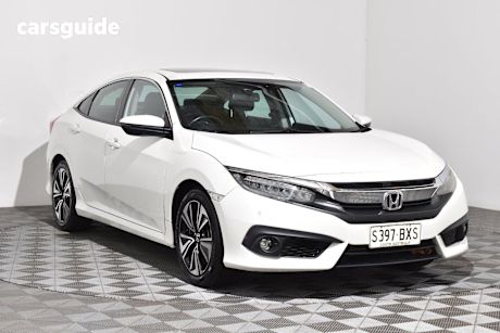 White 2016 Honda Civic Sedan VTI-LX F