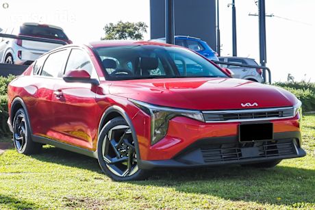 Red 2025 Kia K4 Sedan SPORT+ F