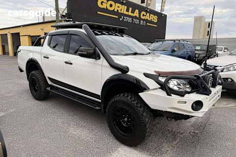 White 2017 Mitsubishi Triton Ute Tray GLS 4X4