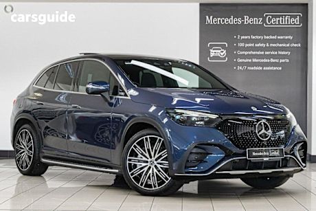 Blue 2024 Mercedes-Benz EQE SUV EQE350 4WD