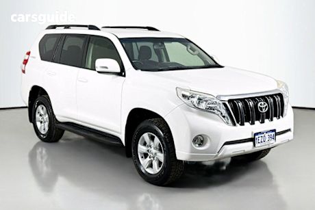 White 2016 Toyota Landcruiser Prado Wagon Gxl (4X4)