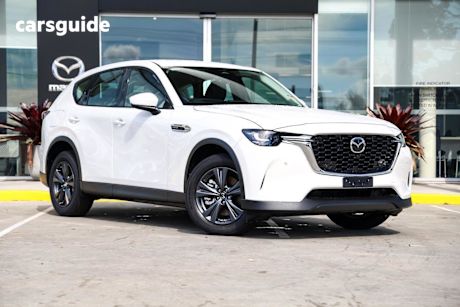 White 2025 Mazda CX-60 Wagon P50E Pure Phev