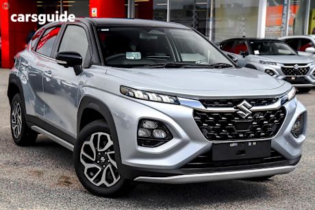 Silver 2025 Suzuki Fronx SUV HYBRID F