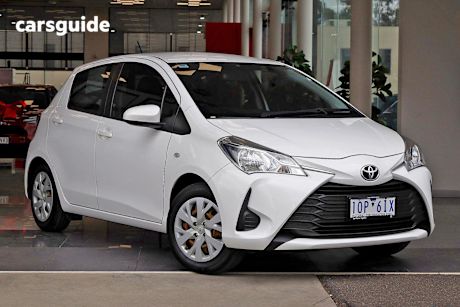 White 2018 Toyota Yaris Hatch ASCENT F
