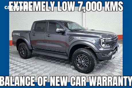 Grey 2024 Ford Ranger Ute Tray RAPTOR 4X4