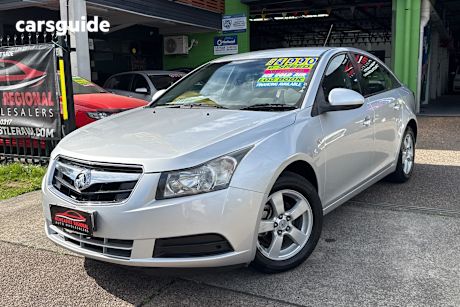 Silver 2010 Holden Cruze Sedan Cd