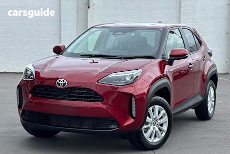 Red 2024 Toyota Yaris Cross SUV GXL F