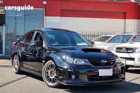 Black 2011 Subaru Impreza Sedan Wrx Sti Spec R