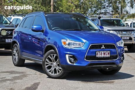 Blue 2016 Mitsubishi ASX SUV XLS F