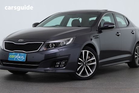 Grey 2015 Kia Optima Sedan Platinum