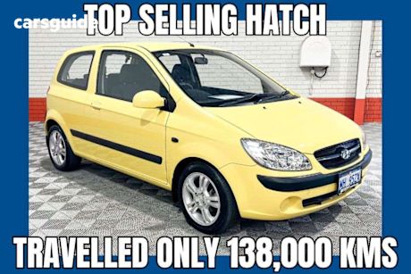 Yellow 2009 Hyundai Getz Hatch S F