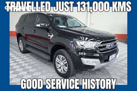 Black 2015 Ford Everest SUV TREND 4X4