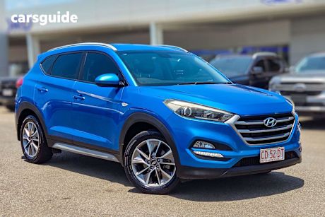 Blue 2017 Hyundai Tucson SUV ACTIVE X F