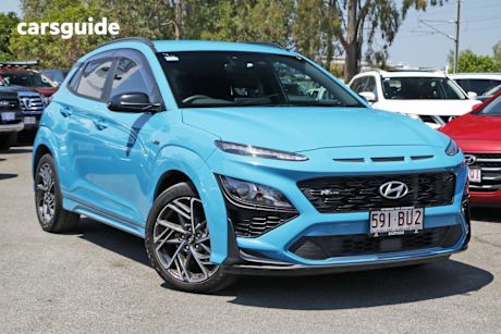Blue 2021 Hyundai Kona SUV N-LINE 4X4