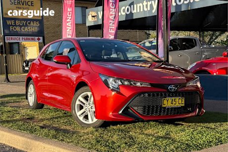Red 2020 Toyota Corolla Hatch ASCENT SPORT HYBRID