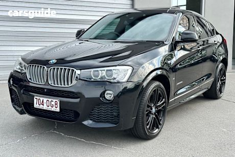 Black 2017 BMW X4 Coupe Xdrive 35D