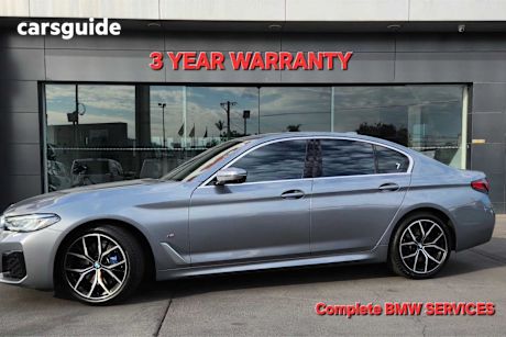Blue 2023 BMW 530D Sedan M Sport Lci