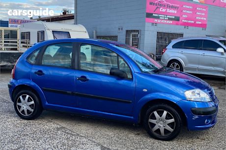 Blue 2005 Citroen C3 Hatch SX F