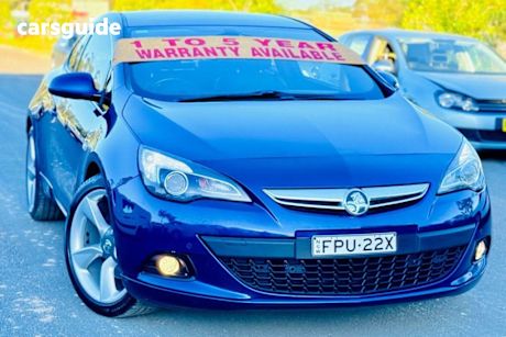 Blue 2015 Holden Astra Hatchback Gtc Sport