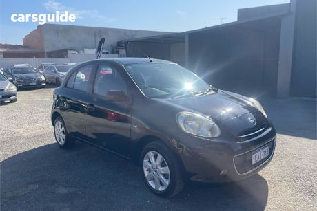 Black 2012 Nissan Micra Hatch TI F