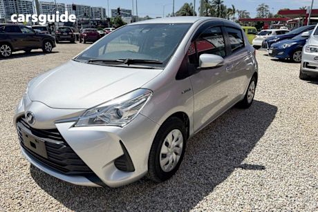 Silver 2018 Toyota Vitz Hatchback F (Hybrid)