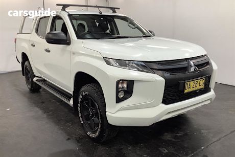 White 2019 Mitsubishi Triton Double Cab Pick Up Glx Adas