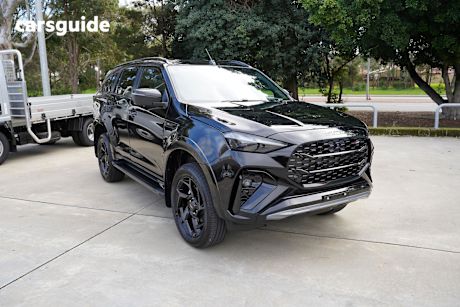 Black 2025 Isuzu MU-X SUV X-TERRAIN 4X4