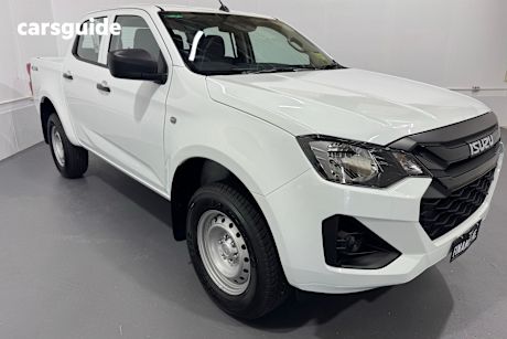White 2025 Isuzu D-MAX Ute Tray SX 4X4