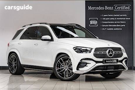 White 2024 Mercedes-Benz GLE-Class SUV GLE300 D 4WD