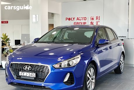 Blue 2019 Hyundai I30 Hatchback Active