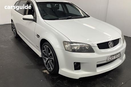 White 2010 Holden Commodore Sportswagon Sv6